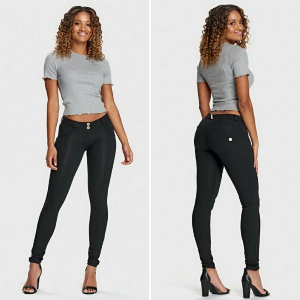 Freddy WR. Up High Rise Black Booty Lifting Skinny Pants Leggings Sz Medium